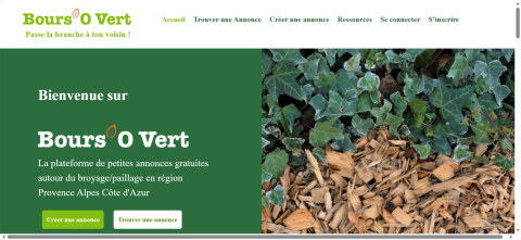 Visuel du projet de Bours'O Vert (GERES)