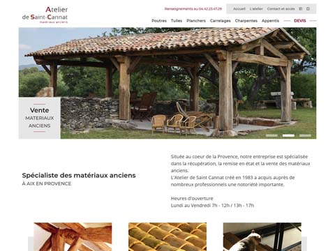 Visuel du projet de Matériaux anciens Atelier St-Cannat